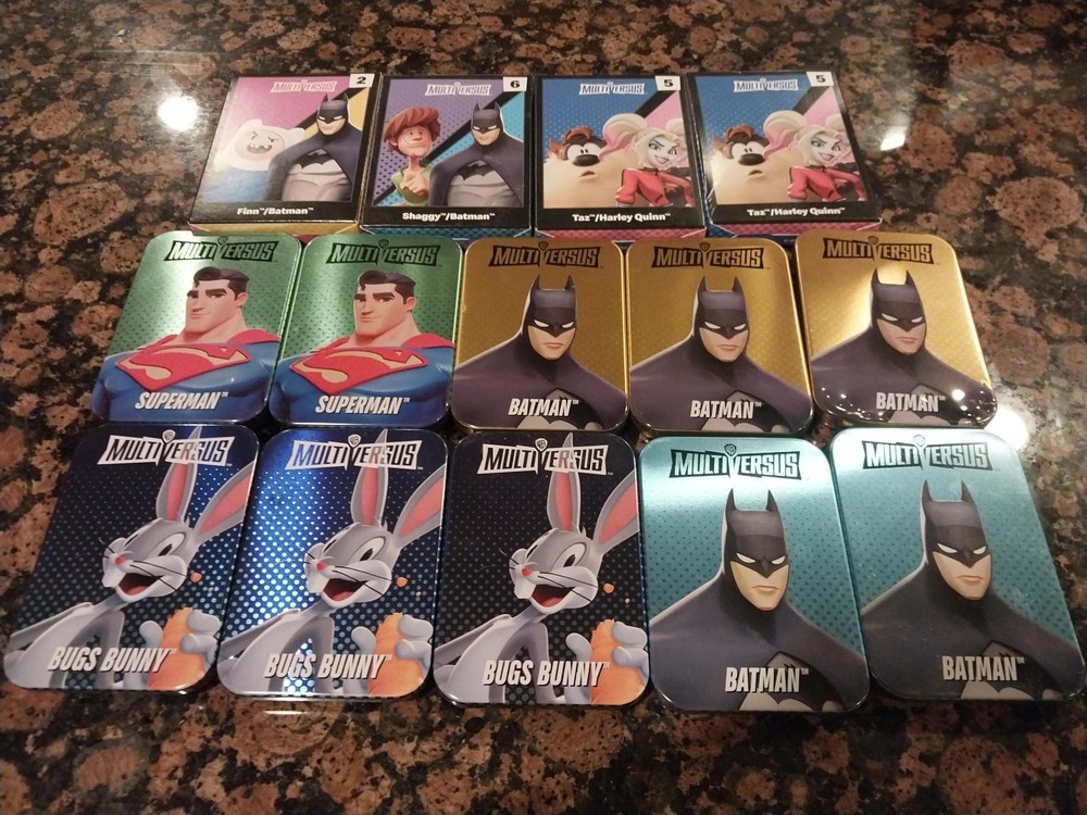 McDonald's Happy Meal- DC Multi Verse Puzzles Lot Of 14 Tins