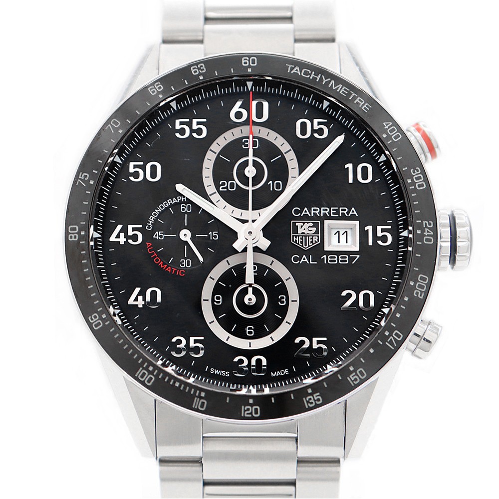TAG Heuer Carrera Calibre 1887 Chronograph CAR2A10 Date 100m Water Resistant Watch