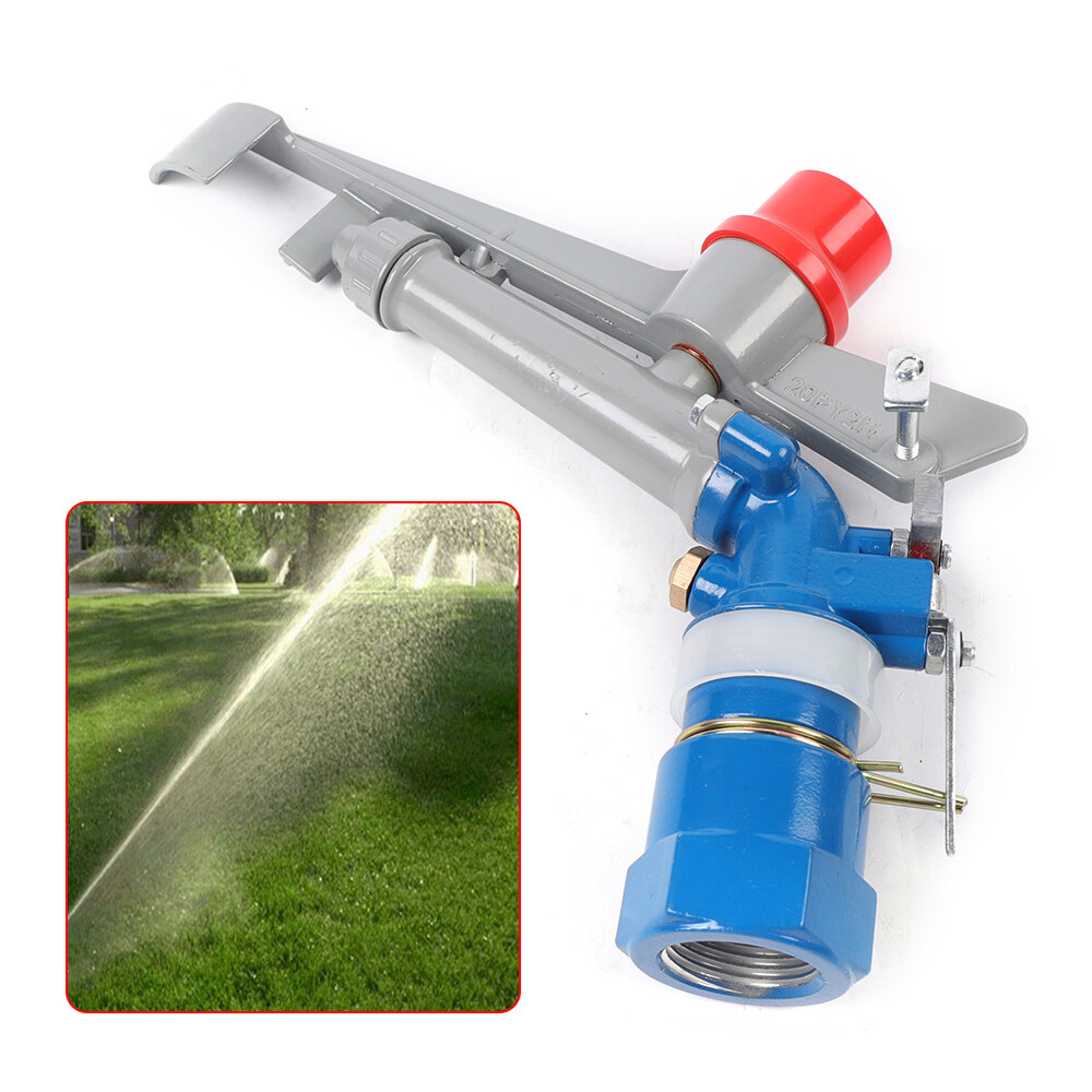 1 Inch Adjustable Sprinkler Gun Head Irrigation Spray Gun Impact Spray Garden
