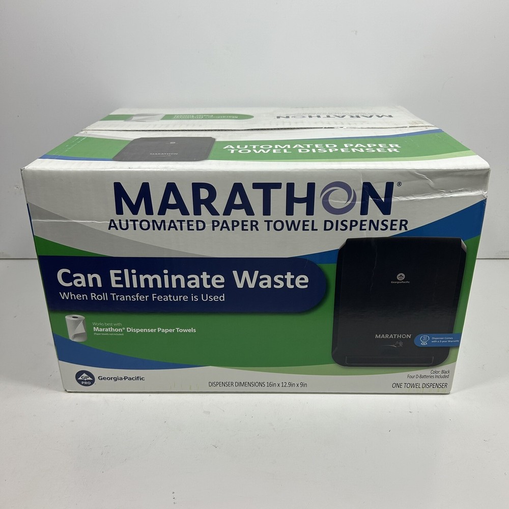 Marathon 1191756 Automated Paper Towel Dispenser - Black-image