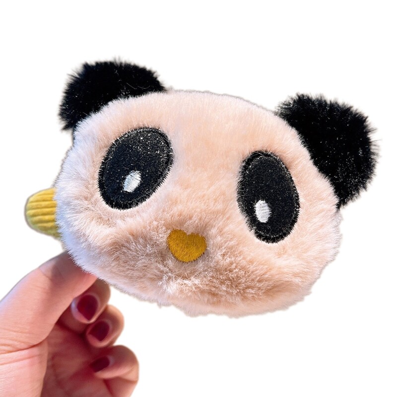 Plush Panda Elastic Hair Rope Scrunchies for Stylish Hair Ties