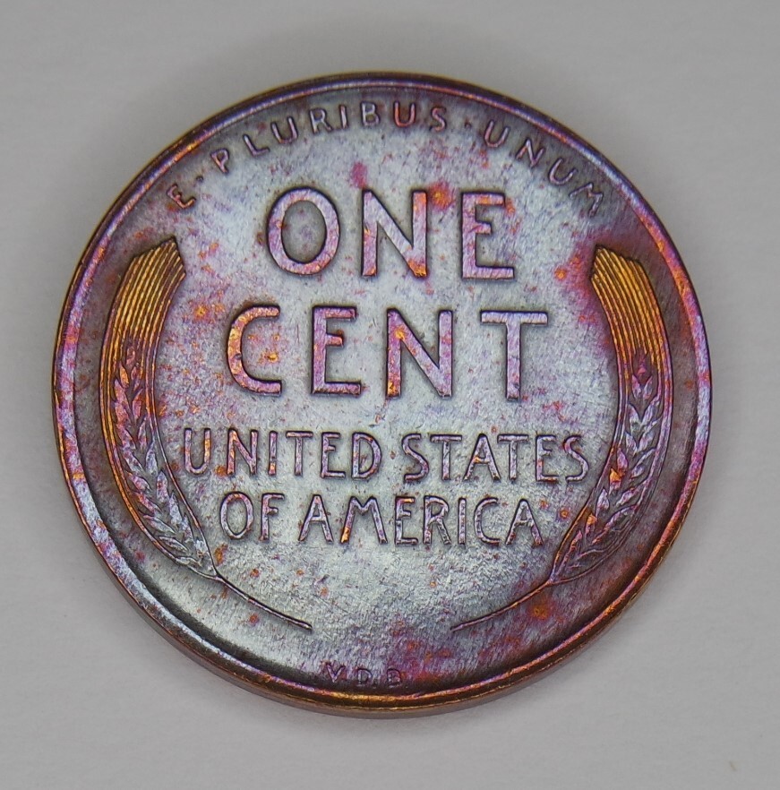 1909 VDB Lincoln Wheat Penny 1c - Rare Vintage Collectible Coin