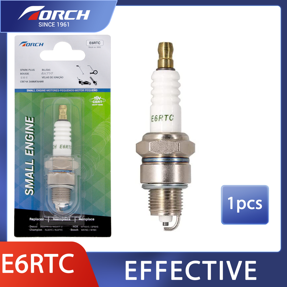 E6RTC TORCH Spark Plug Replacement for NGK 7022 BPR6HS for CHAMPION RL82YC