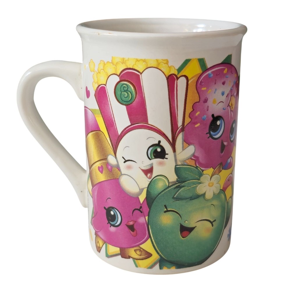 Shopkins Ceramic Coffee Tea Mug 8oz Frankford Anthropomorphic Candy Characters