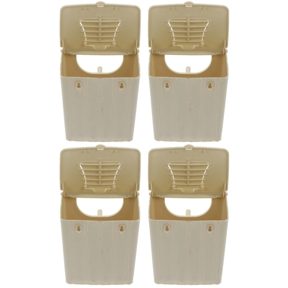 2-Pack Bird Breeding Box for Finches Parakeets Nesting House Cage