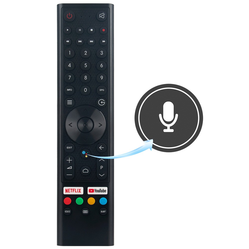 Voice Replacement Remote for Caixun 4K HDR TV Models EC43S1A EC50S1A EC55S1A  -image