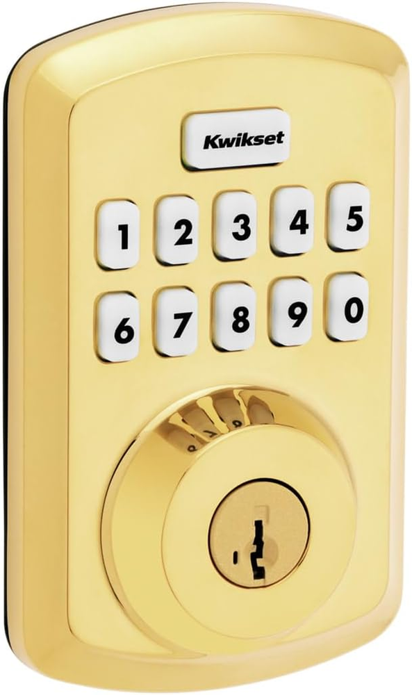 Kwikset 9250TRS-L03S SmartCode Powerbolt 2 Electronic Deadbolt Smart Lock