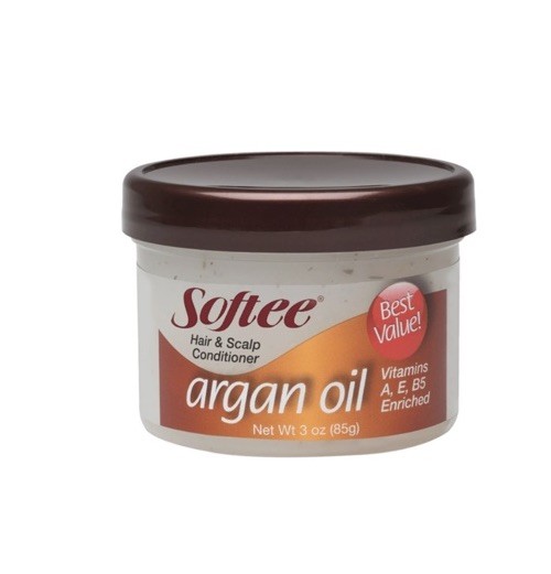 Softee Hair and Scalp Conditioner Argan Oil, 3 Ounce