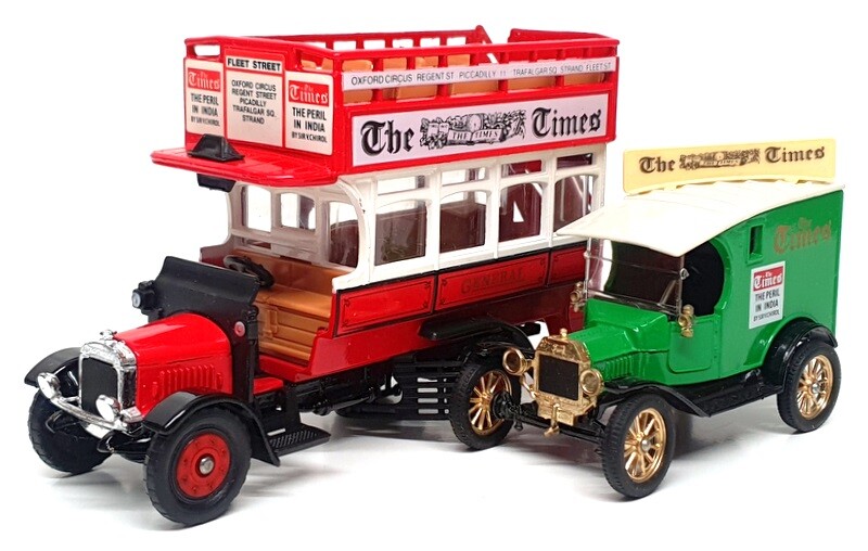 Corgi Diecast Thornycroft Bus and Ford Model T Van R2500G