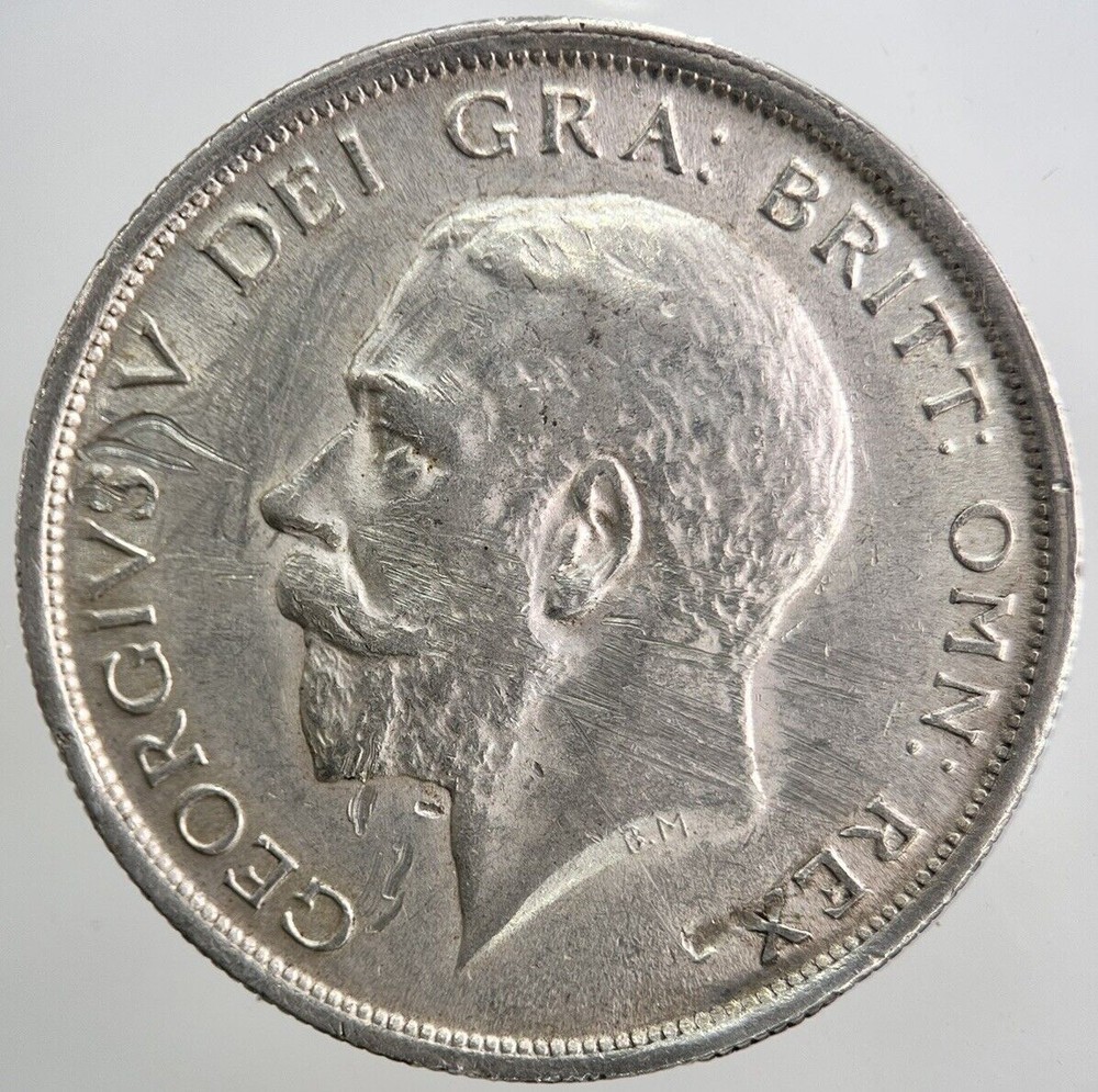1918 George V Silver Half-Crown High Grade Coin a5371  