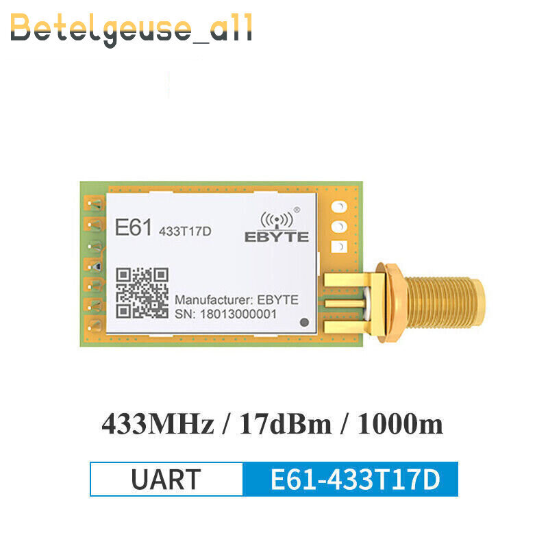 Modbus Data Transceiver E61-433T17D 50mW SMA IoT 433mhz rf Wireless Module-image