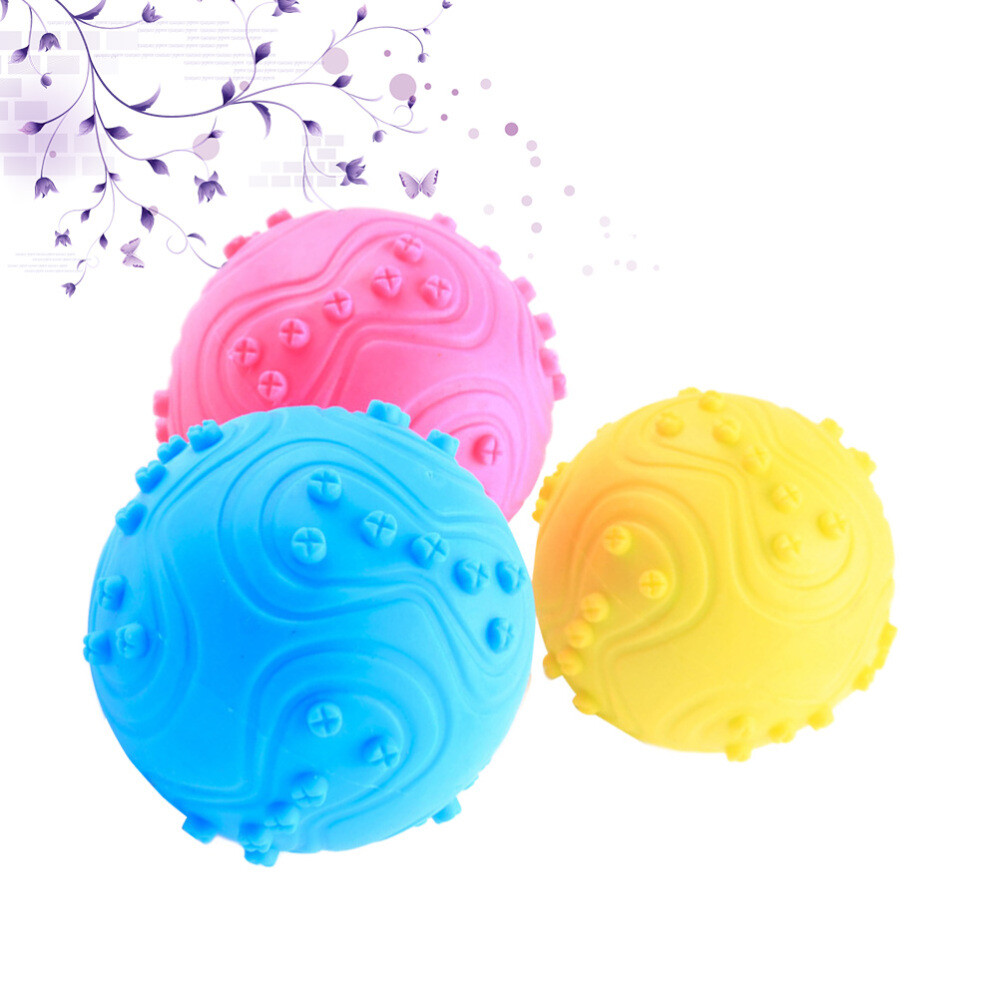 Bite Resistant Pet Ball Chew Interactive Dog Toys Disc Puppy