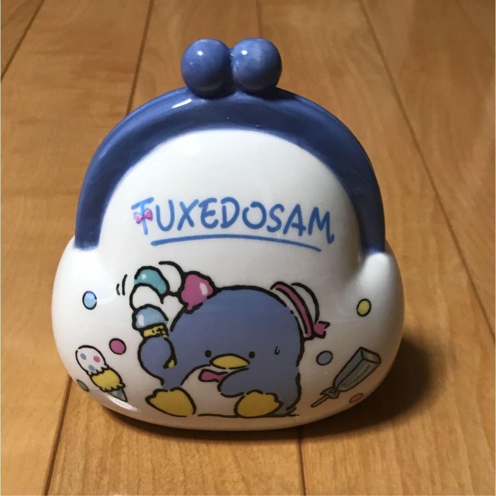Sanrio Character Tuxedo Sam Gamaguchi Type Ceramic Piggy Bank
