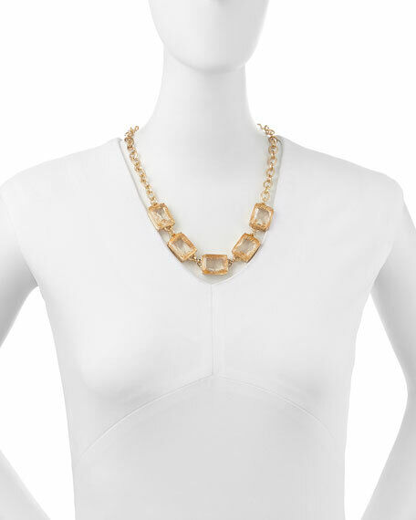 Lee Angel Neiman Marcus Women's By The Sea Crystal Collar Necklace NWT 68