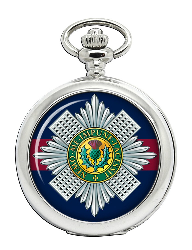 Scots Guards British Army Vintage Military Pocket Watch