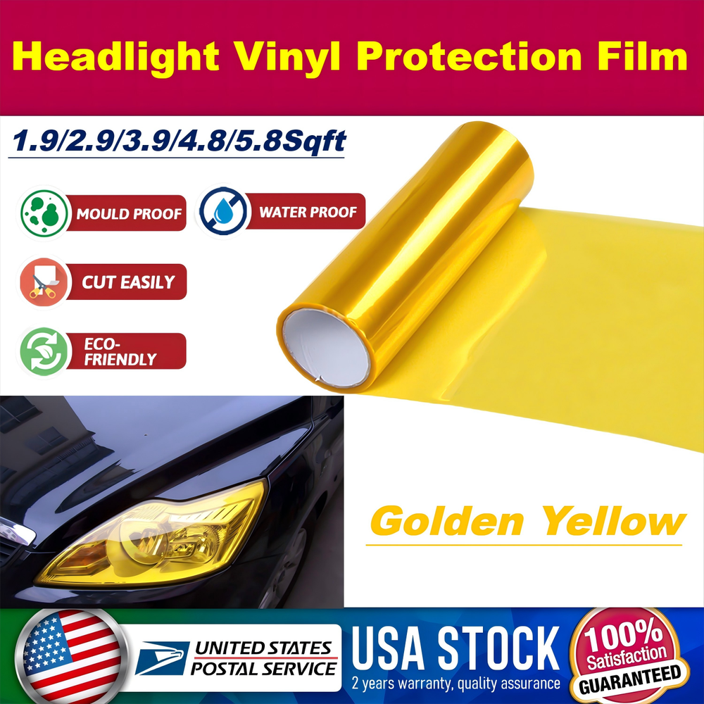 Auto Car Sticker Smoke Fog Light HeadLight Taillight Tint Vinyl Film Decal Sheet