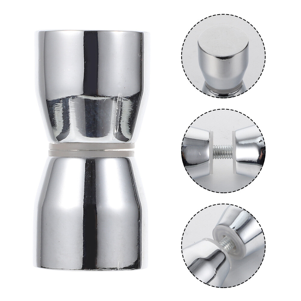 2-Pack Premium Shower Door Knobs - Stylish Double Handle Dresser Pulls for Bathroom