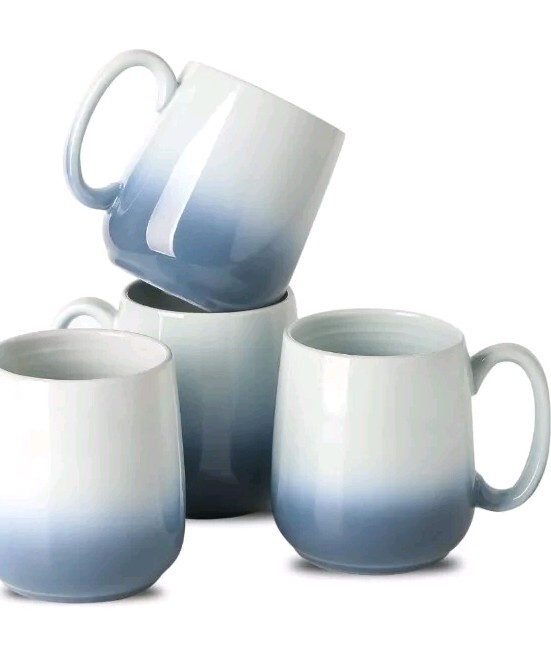 Coffee Cups, Tea Mug with Large Handle for Coffee, Latte, Milk and Mocha,...