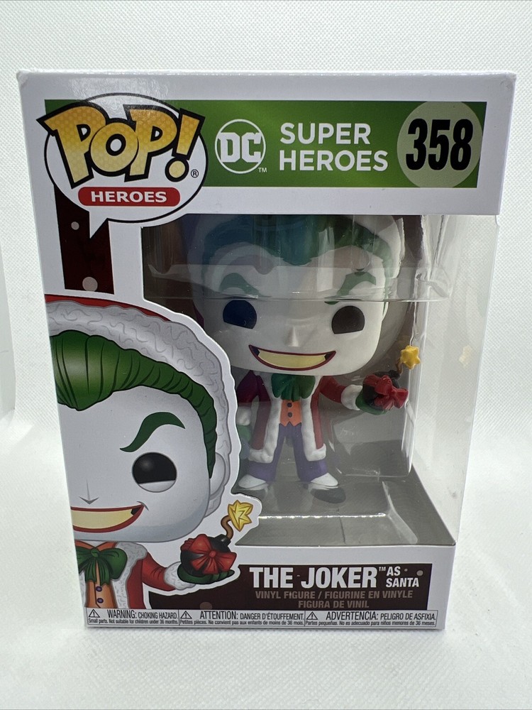 Funko POP! Heroes: DC Holiday - Santa the Joker Comics - DC Comics - Collectable