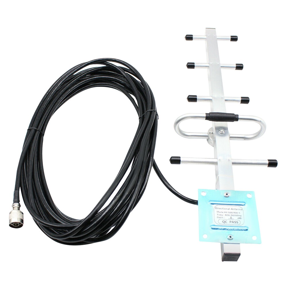 Cell Phone Signal Booster, Repeater,GSM 900MHz, 58dB,32.8ft Outdoor Antenna