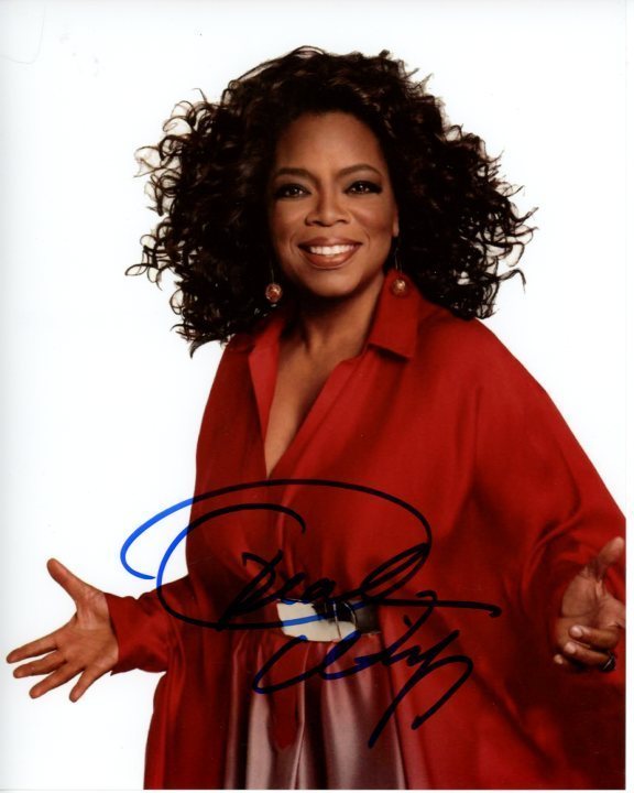 OPRAH WINFREY signed autographed 8x10 photo