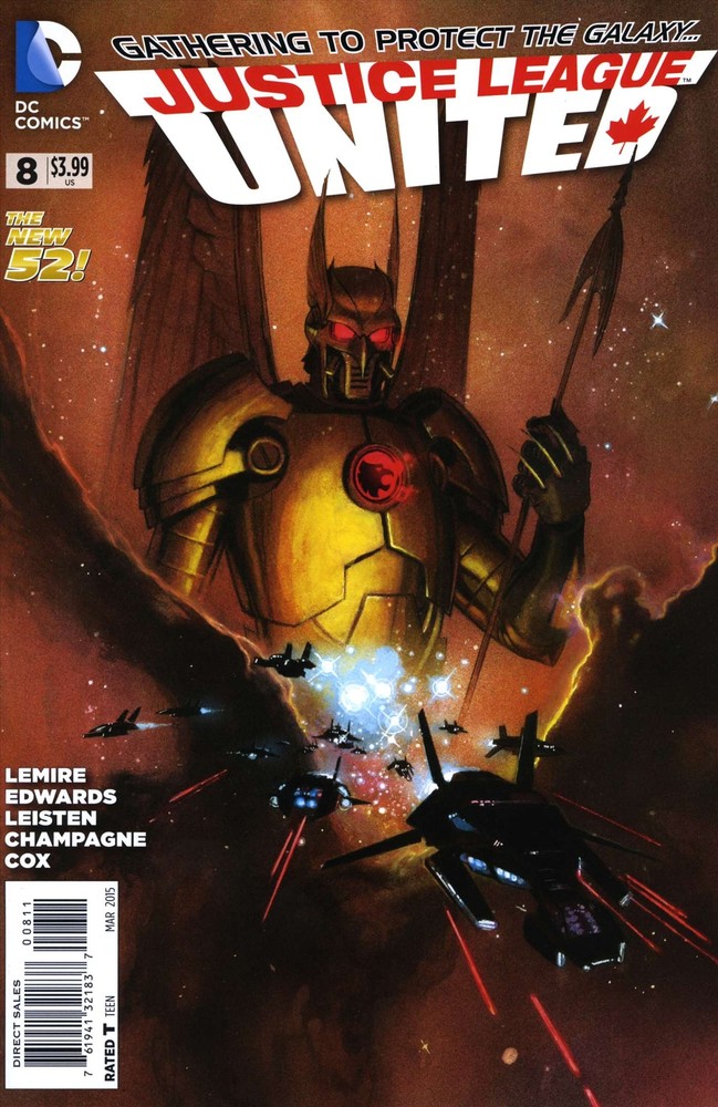 Justice League United #8 VF/NM; DC | New 52 Jeff Lemire - we combine shipping