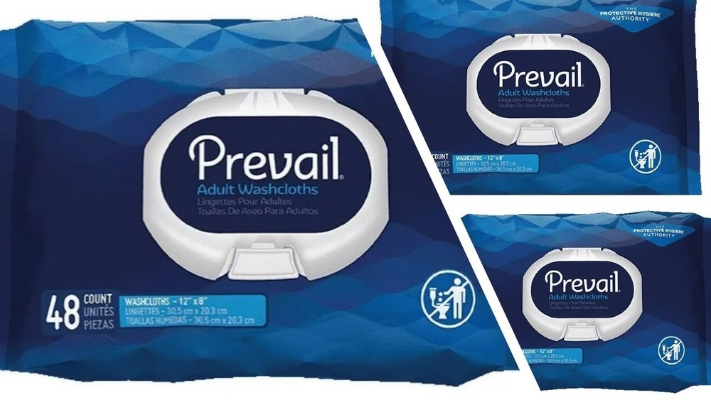 Prevail Adult Wipe Washcloth 8 x 12