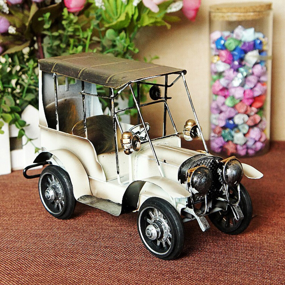 Vintage Metal Truck Model Car Collectible Decoration Vehicle