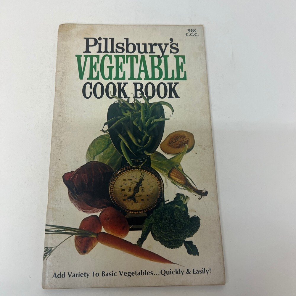 Pillsbury Vegetable Cookbook 1970 Vintage Paperback by The Pillsbury Company
