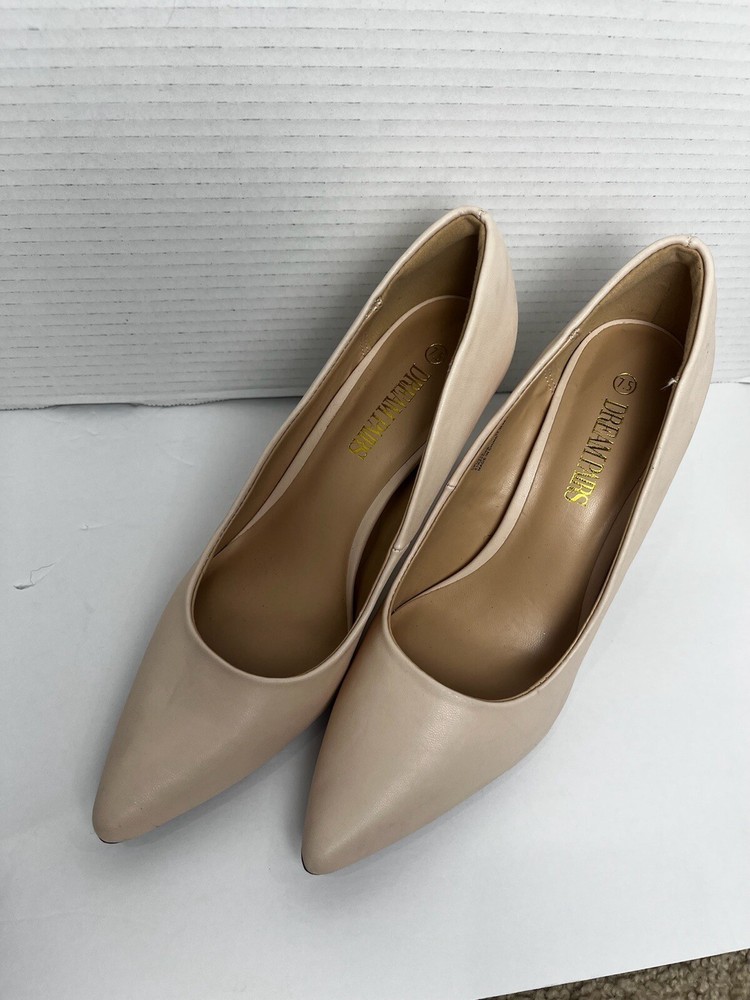 Dream Pairs Womens Pointed Toe Stiletto Slip On High Heel Pumps