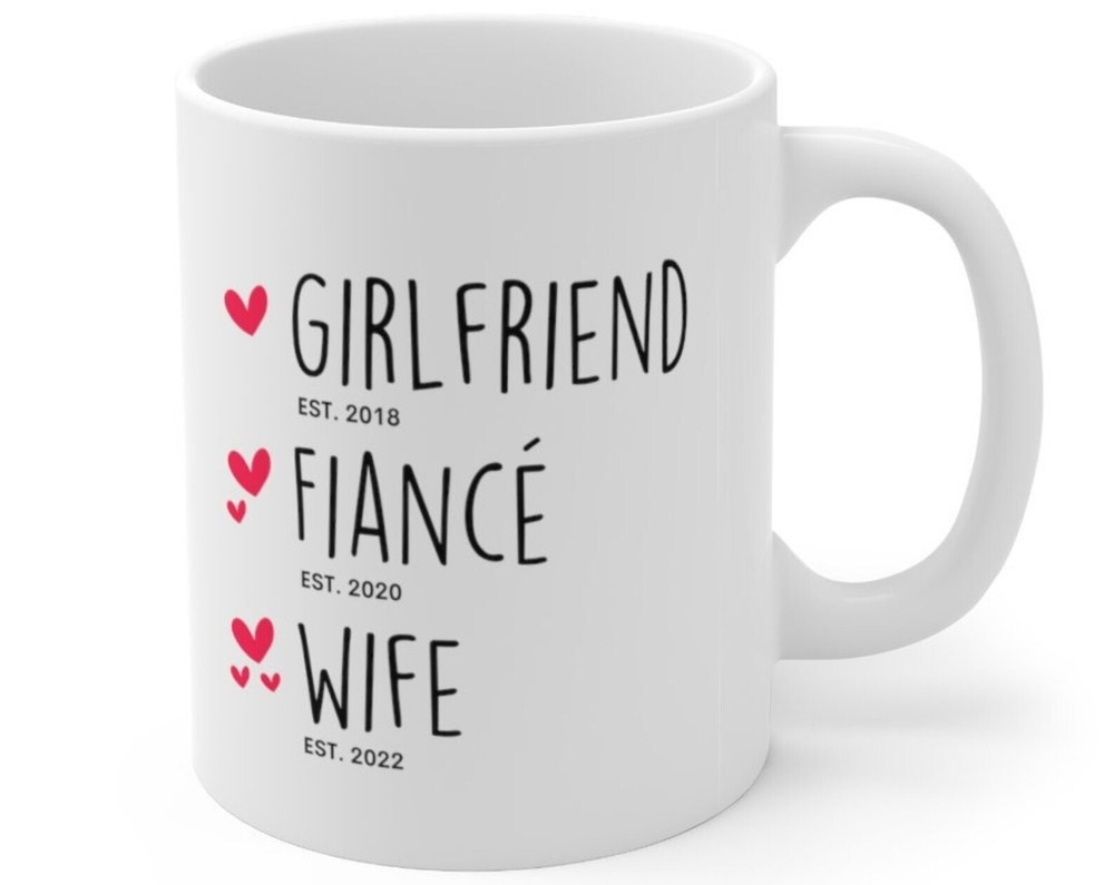 New Wife Gift Wife Mug Girlfriend To Fiancée To Wife Personalized Gift Wedding