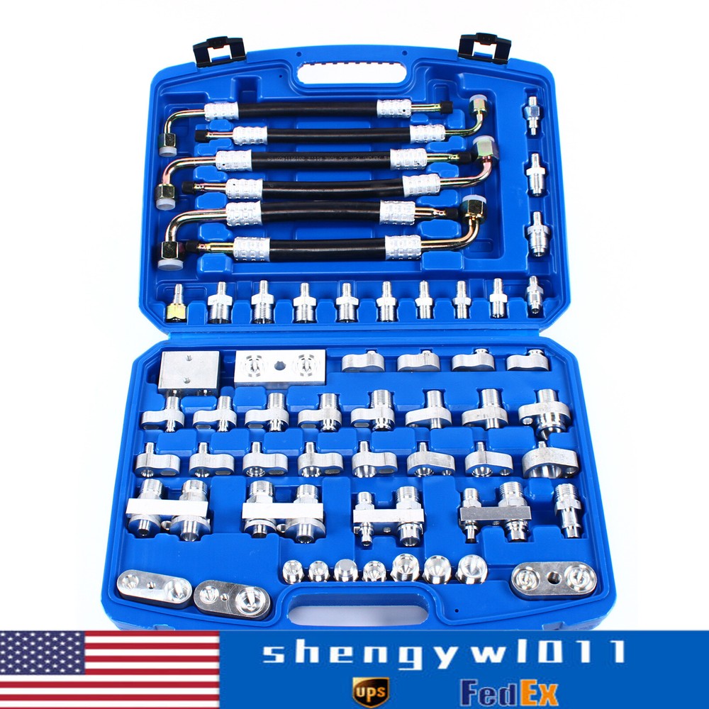56pcs Air Conditioning Leak Test Kits Detector Detection Tools Auto Repair Tool