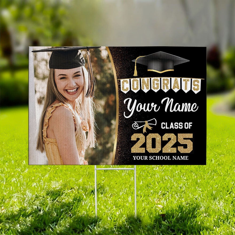 2025 Graduation Yard Sign - Personalized Class of 2025 Yard Decor-image