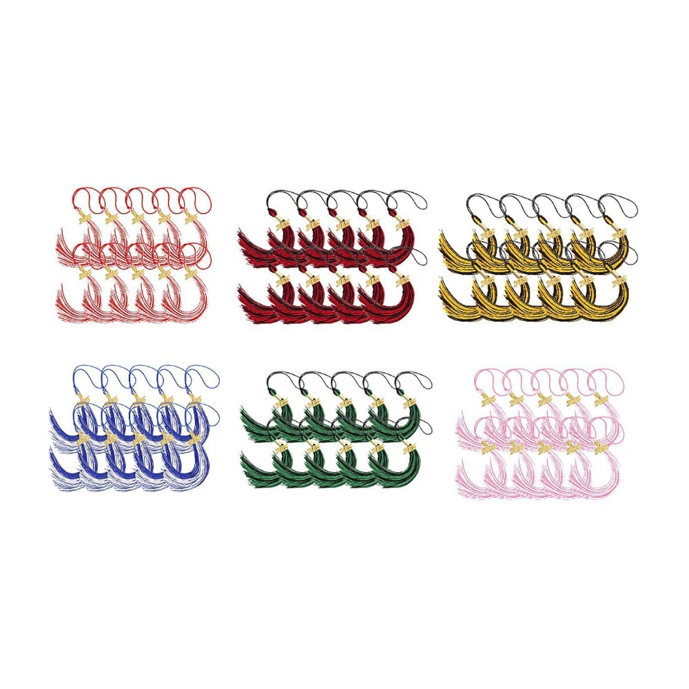 2025 Graduation Tassel Set - 10-Pack for Ceremonies & Photos