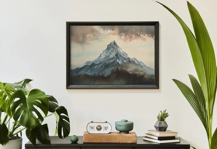 The Lonely Mountain Painting, Lord of the Rings Art
