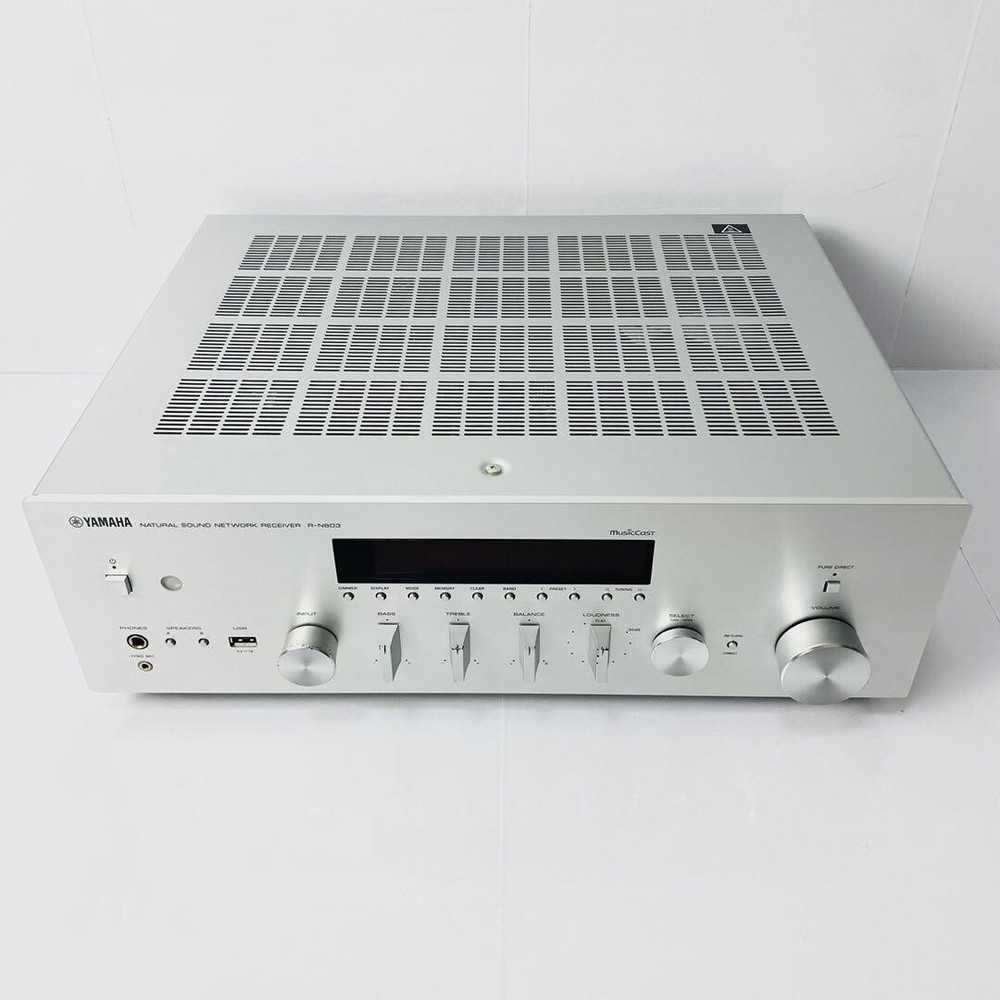YAMAHA Network HiFi Receiver R-N803 Silver AV Amplifier Working Product