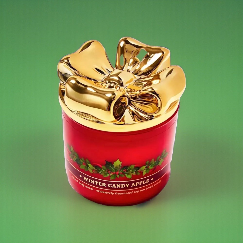Vela perfumada Winter Candy Apple [Bath & Body Works/White Barn]