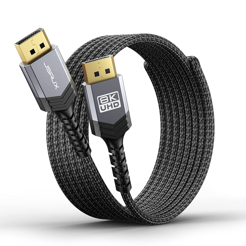 Displayport Cable 1.4 10Ft, 8K DP Cable | 8K@60Hz, 4K@144Hz, 2K@240Hz 2K@165Hz |