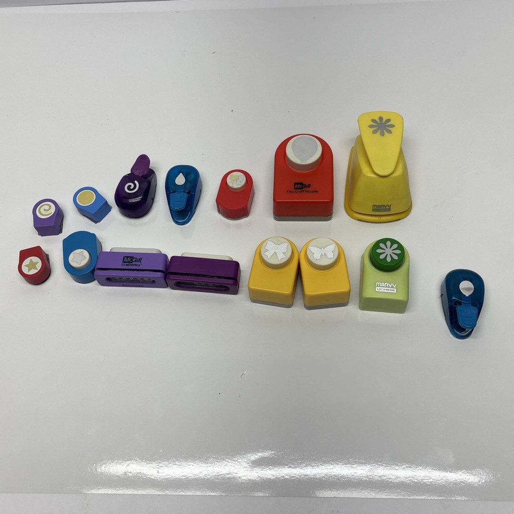 Vintage Marvy Uchida McGill Punch Cards for Scrapbooking Crafts