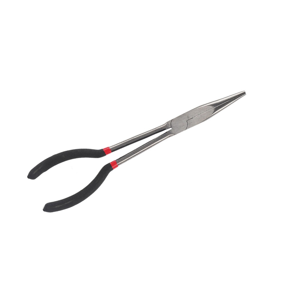 11in Steel Needle Nose Pliers with Non-Slip Grip for Precision Work