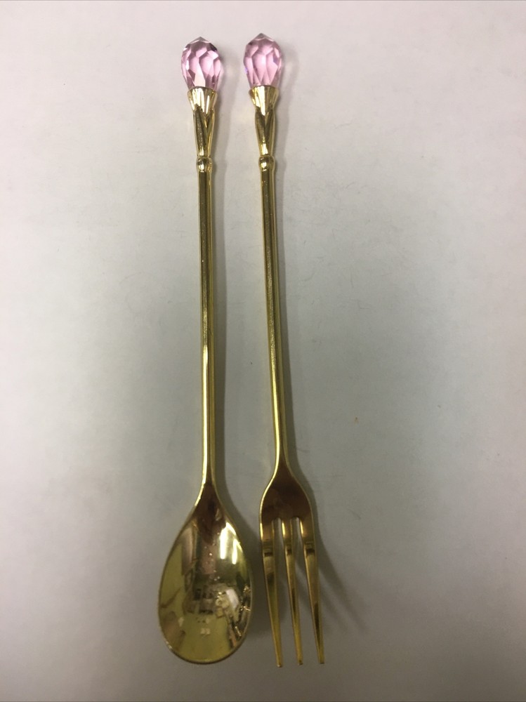 Vintage Souvenir Spoon US Collectible Spoon Fork Set 6”