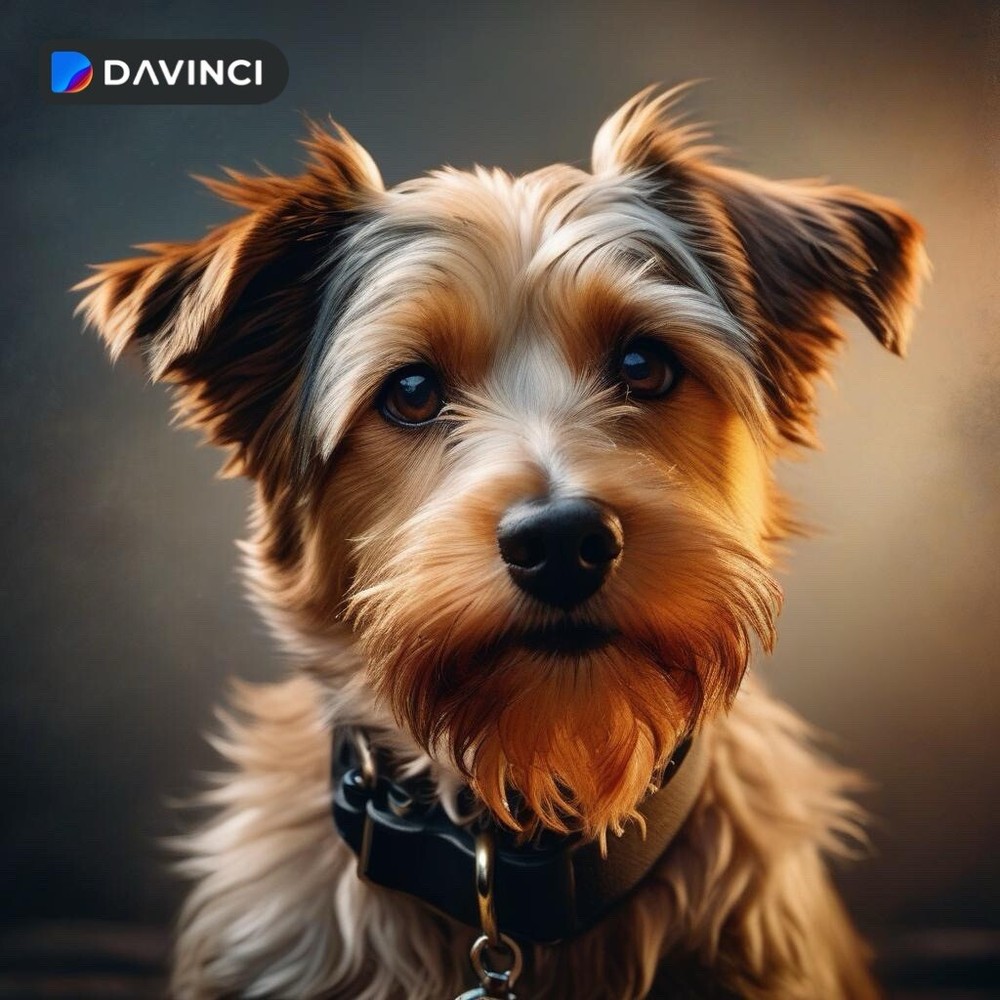 AI Terrier Digital Wallpaper Background for Desktop-image