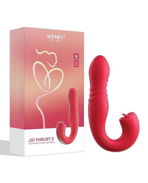 JOI THRUST 2 Dual Pleasure G Spot & Clit Sucking Vibrator with Rotating Tongue