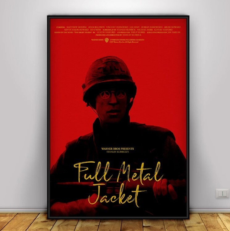 Full Metal Jacket Movie Poster - Vintage Wall Art Decor Print