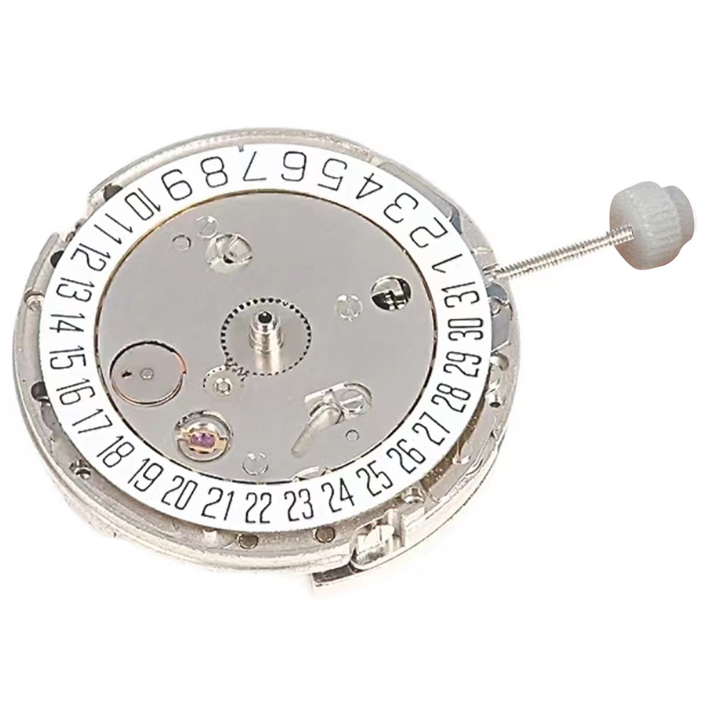 Automatic DG4813 Silver Plated Watch with 3 Hands Date Display Mechanical Movement