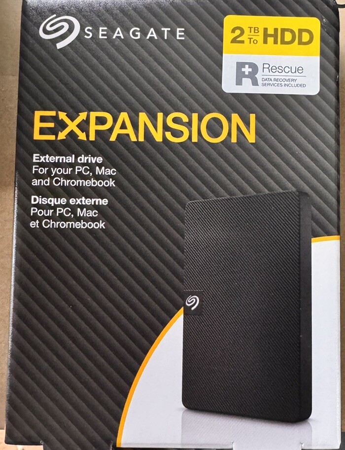 One Touch With Password Protection Usb 3.0 Portable Hard Drive 2Tb Black-image