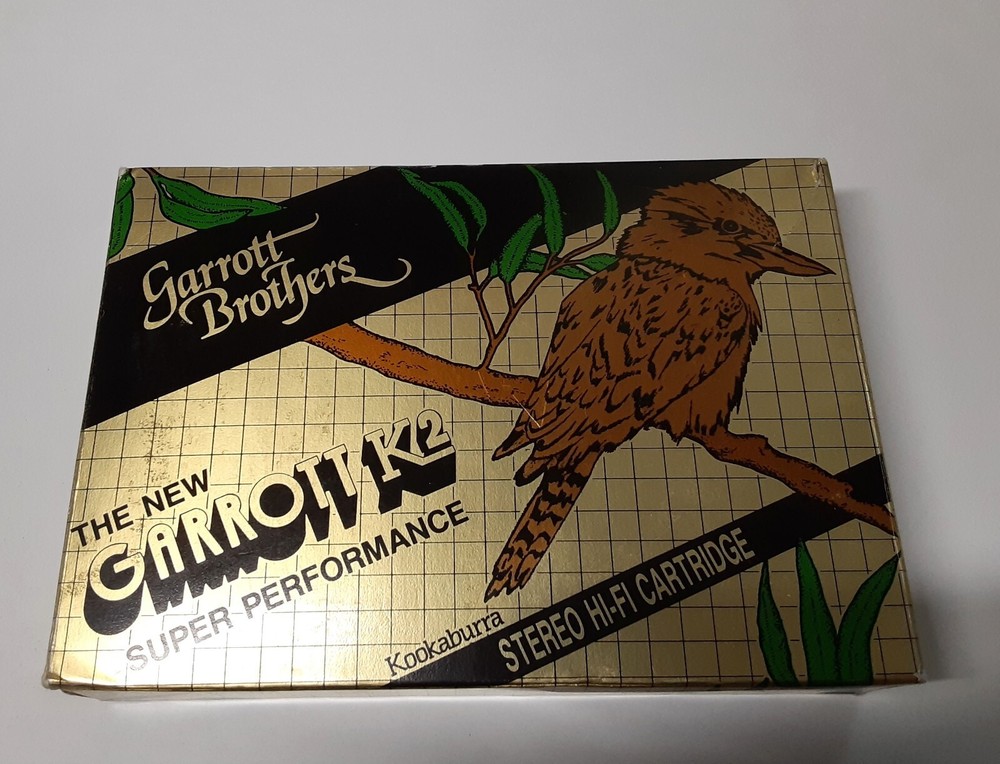 Garrott Brothers K2 Kookaburra dynamic coil phono cartridge new old stock