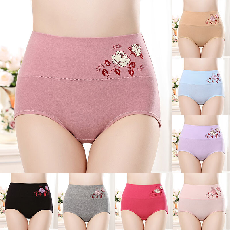Women's Cotton High Waist Shaping Panties for Comfort & Control