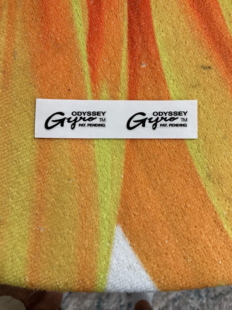 ODYSSEY GYRO ROTOR DECALS - One pair of black decals -