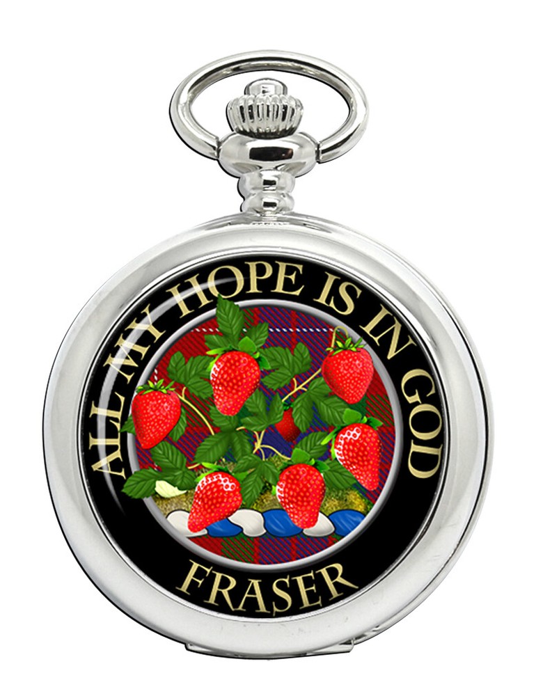 Fraser Scottish Clan Pocket Watch